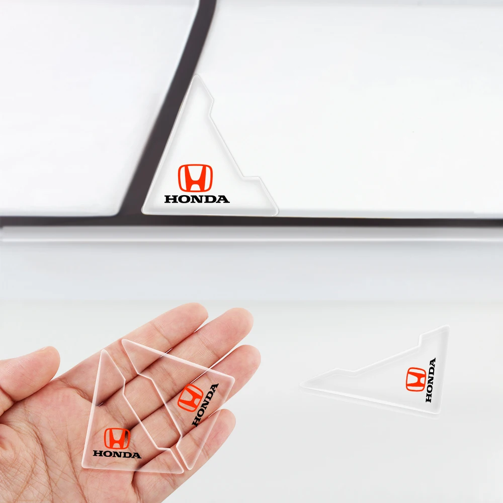 2/4Pcs Car Door Silicone Buffer Sticker Anti Collision Scratch For Honda Civic Fit Jazz Accord Pilot CRV Odyssey Passport City
