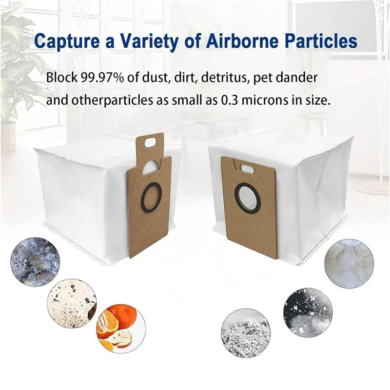 ABBK-Replacement Dust Bags For Tapo RV30 Max Plus / RV20 Max Plus Vacuum Cleaner Spare Parts Accessories