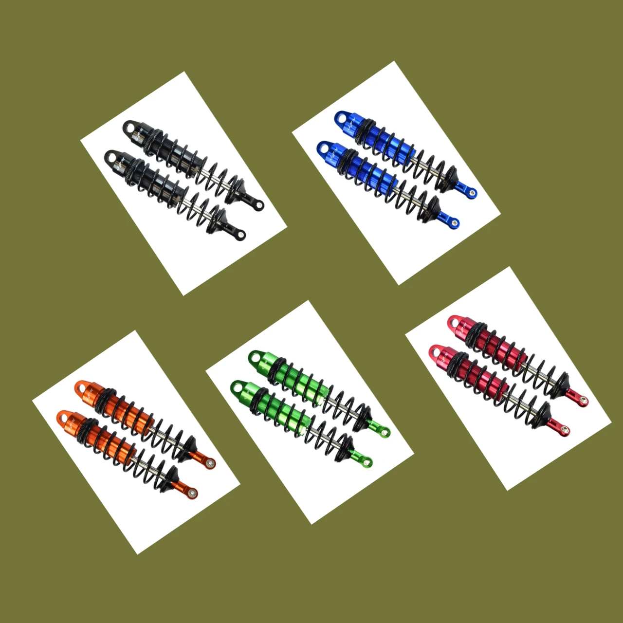 GPM 합금 후면 조정 스프링 댐퍼 143mm 및 6mm 샤프트 TRAXXAS 1/8 Sledge 9661용