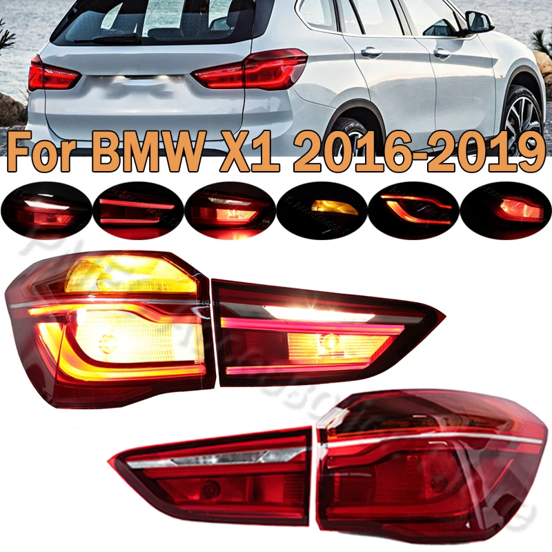 LED Tail Light Assembly Rear Turn Signal Light Brake Warning Lamp Reversing Light For BMW X1 2016-2019 63217350697 63217488547