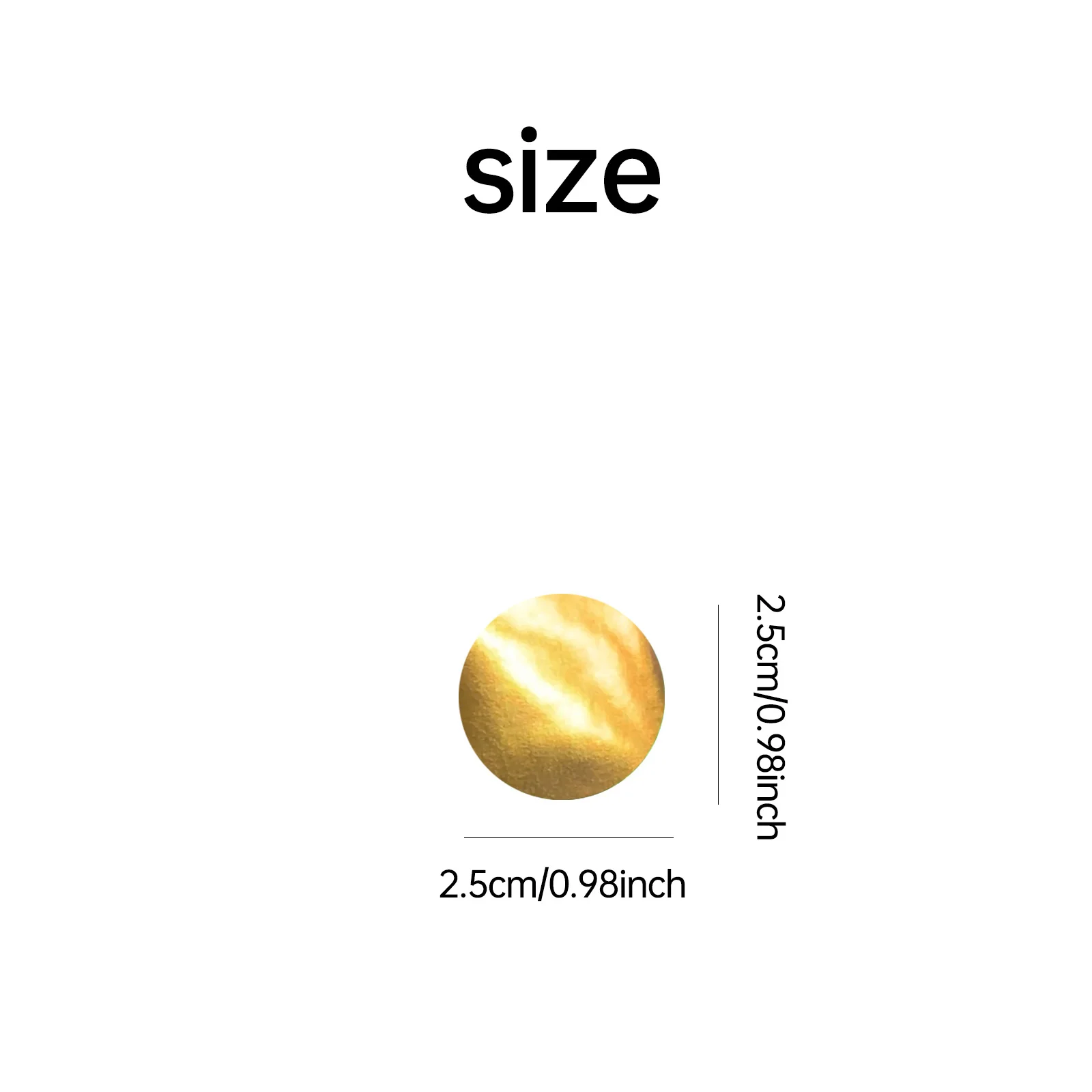 Scratch Off Stickers 25*25mm Round Holographic Laser Color Metallic Hologram game Scratch Sticker Scratch Off  Card