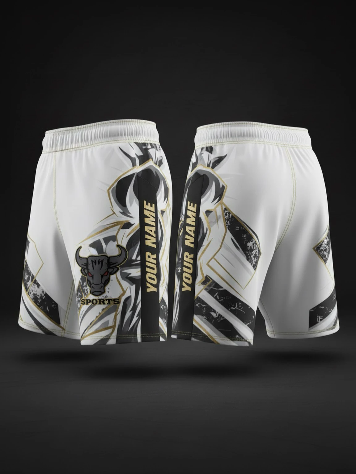 

Новинка 2026, мужские белые боксерские шорты Mma, большие дышащие быстросохнущие спортивные шорты, восьмиугольные шорты Tower Jujutsu