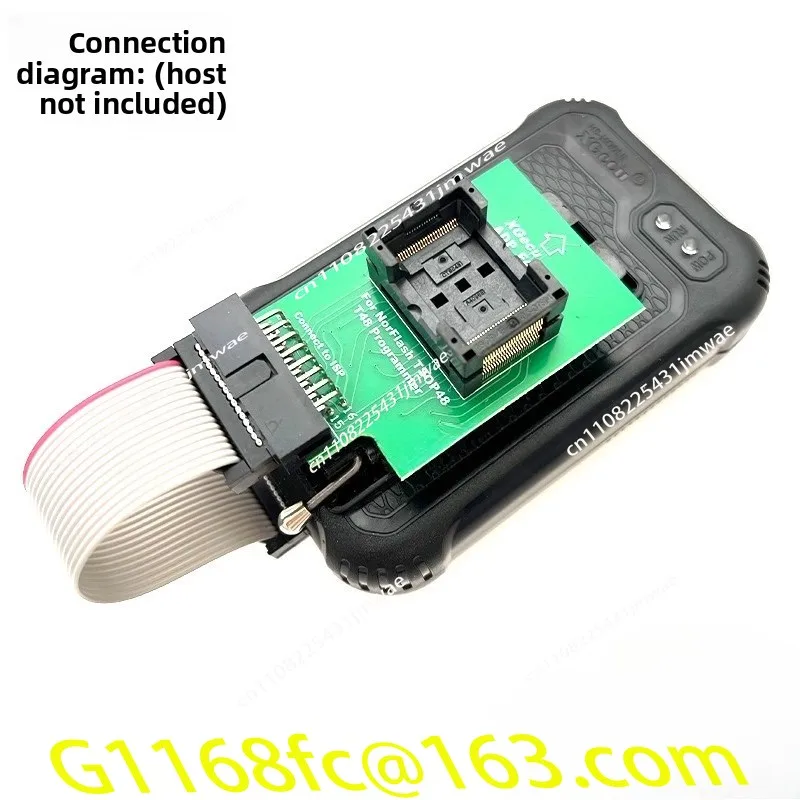 TSOP48 NOR Test Seat, Burning Seat 48-pin Chip T48 Programmer Dedicated Adapter Seat