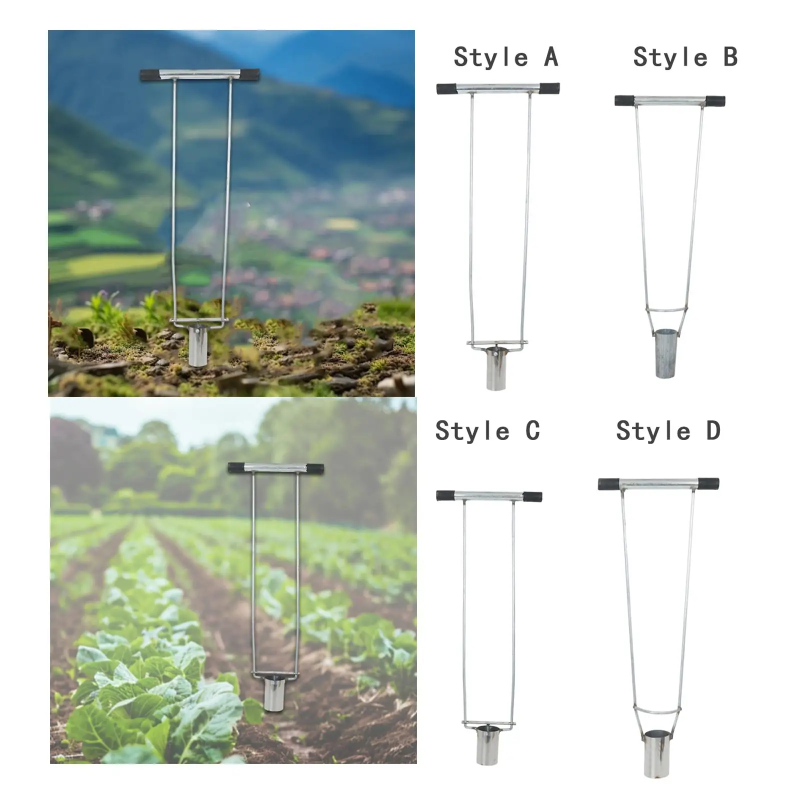 

Bulb Planter Long Handle Bulb Planter Tool for Weeding Vegetables Planting