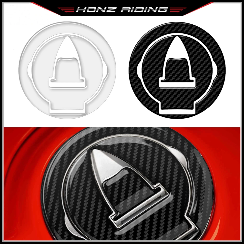 

Transparent Motorcycle Fuel Cap Protection Sticker for Ducati Models From 2009