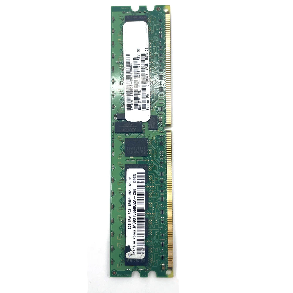 Desktop Computer Geheugen Ddr2 PC2-5300P Past Voor Samsung 1r * 4 2Gb