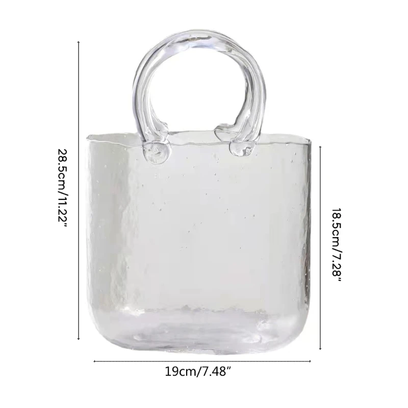 Imagem -06 - Vaso Vidro Transparente Decoração Tanque Peixes Enfeites Decoração Bolsa