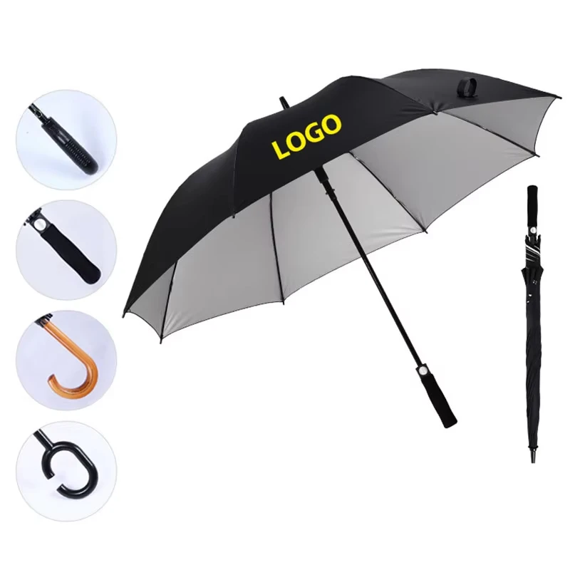 

Innovative wholesale 30 inch large windproof logo prints big luxury promotional branded custom golf umbrella