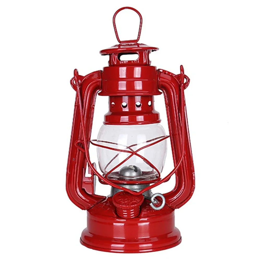 

Vintage Kerosene Lamp Portable Old Horse Lamp Mast Lamp Decorative Oil Lamp Outdoor Camping Light 19.5cm High