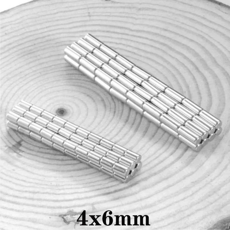 

10~1000pcs 4x6 mm Search Minor strong Magnet 4mm X 6mm Bulk Small Round Magnets 4x6mm Neodymium Disc Magnets 4*6 mm N35 magnetic