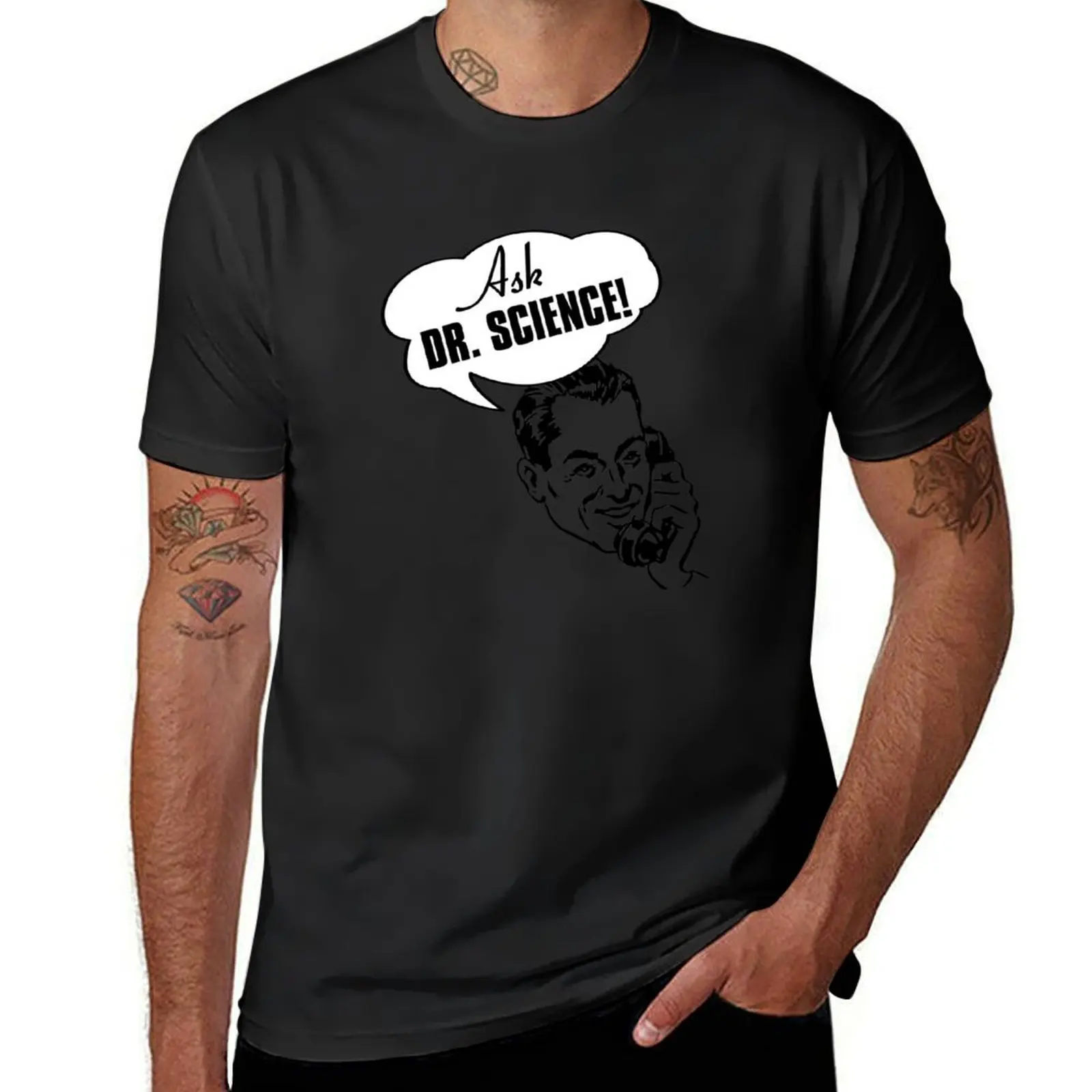 Ask Dr. Science! T-Shirt tees aesthetic clothes Men's clothing