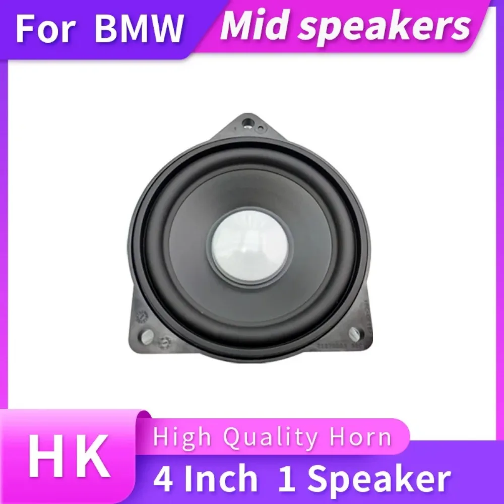 1 PC 4 Inch For BMW F10 F11 F30 F32 G30 G20 G01 Series Midrange Speaker Center Dashboard Loudspeaker Accessories 65139368383