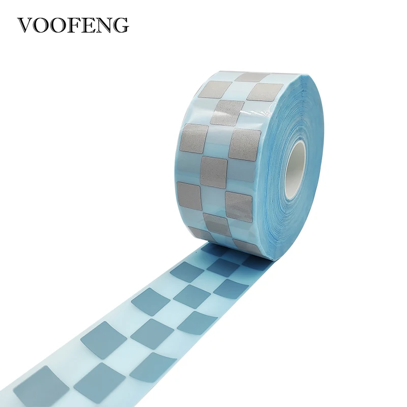 

VOOFENG High Silver Reflective Heat Transfer Film Vinyl Check Pattern Iron on Clothes T-Shirt Reflector Safety Mark RS-733T-DH