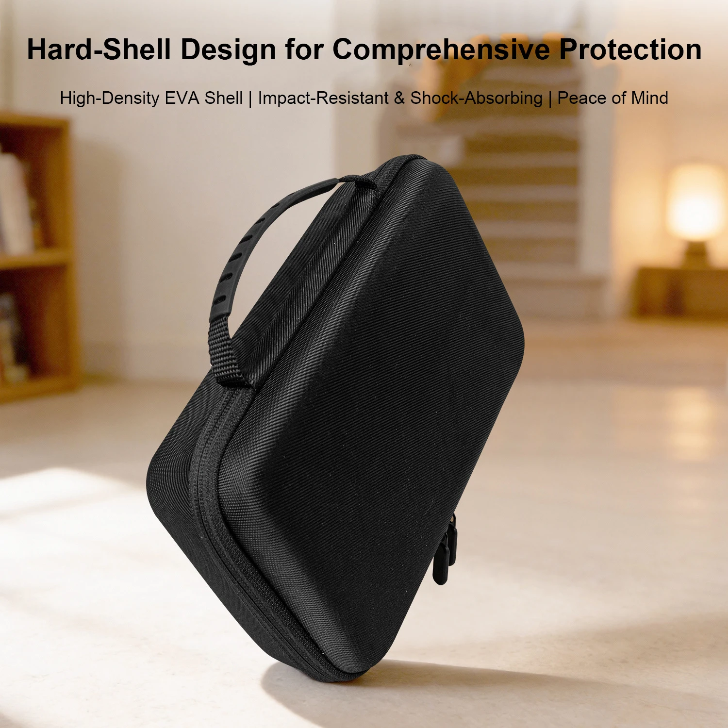 

Carrying Case for Mini PC, Travel Bag with Custom Fit Foam & Cable Pocket, Protective Cover for Portable Computer & Accessories