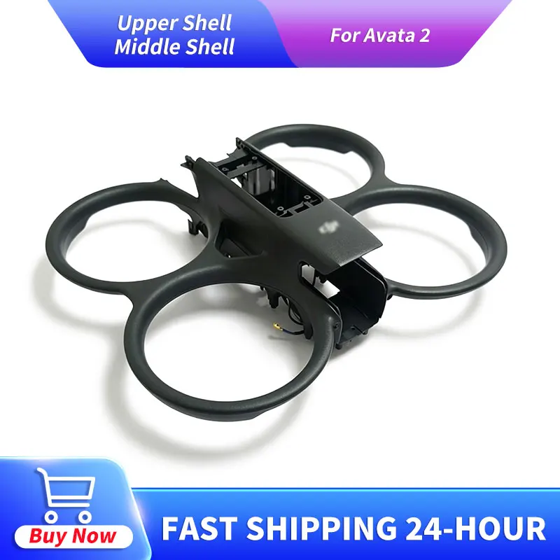 Upper&Middle Shell Combo for DJI Avata 2 Top Cover Center Frame Housing Case Replacement Repair Parts Body Structure Accessories