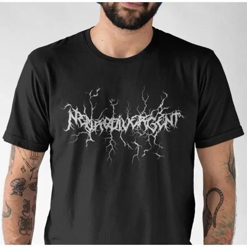 Neurodivergent T Shirt Heavy Metal Neuro Spicy Death Black Funny Parody Band Top