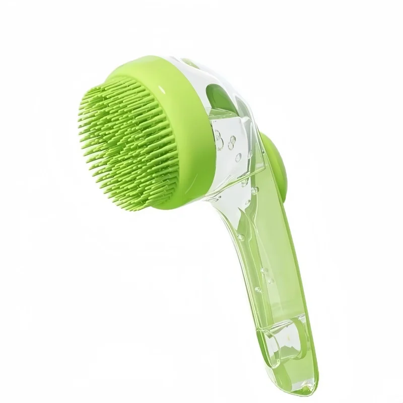 Dog Bath Brush Cat Dog Specific Bath Brush Built-in Shampoo Dispenser To Remove Floating Hair Scrub Bath Tool Pet Massage Brush