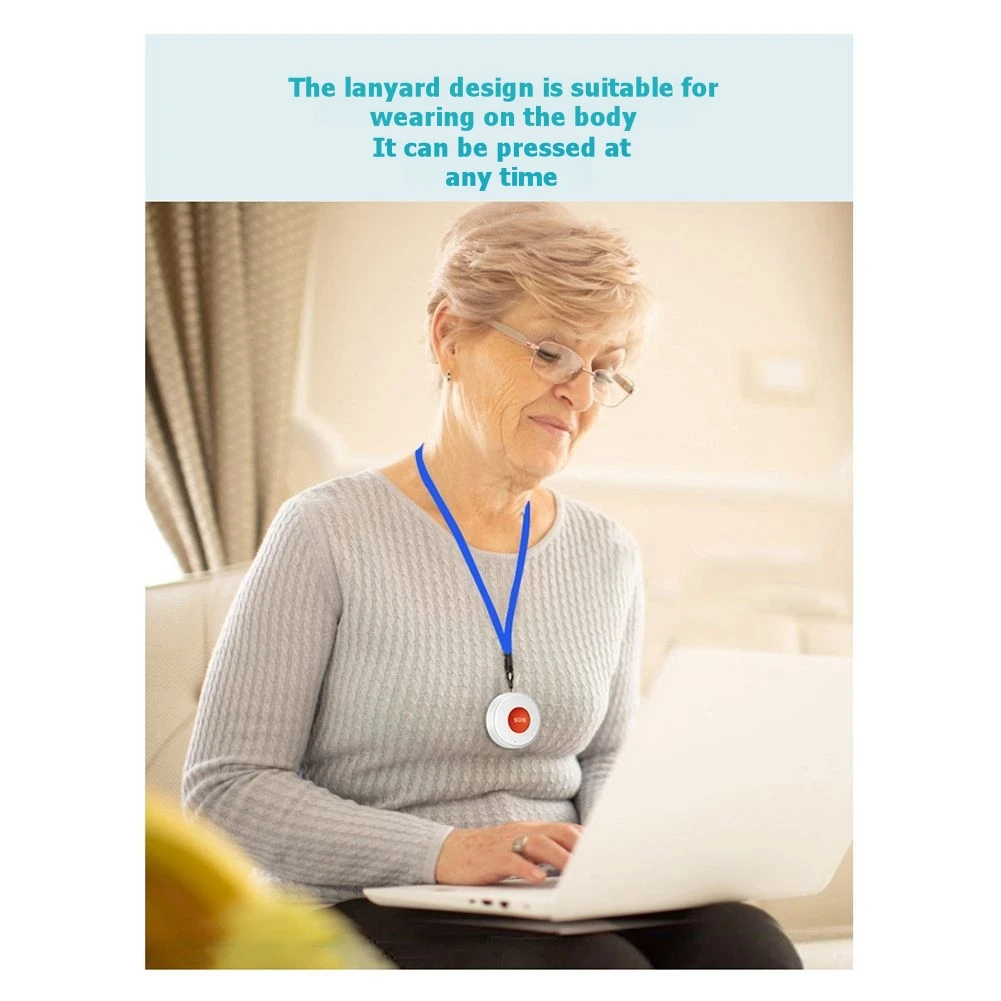 【NEWLY】Tuya Wifi SOS Emergency Button Wireless Home Elderly Children One Key Call Help Security Protection