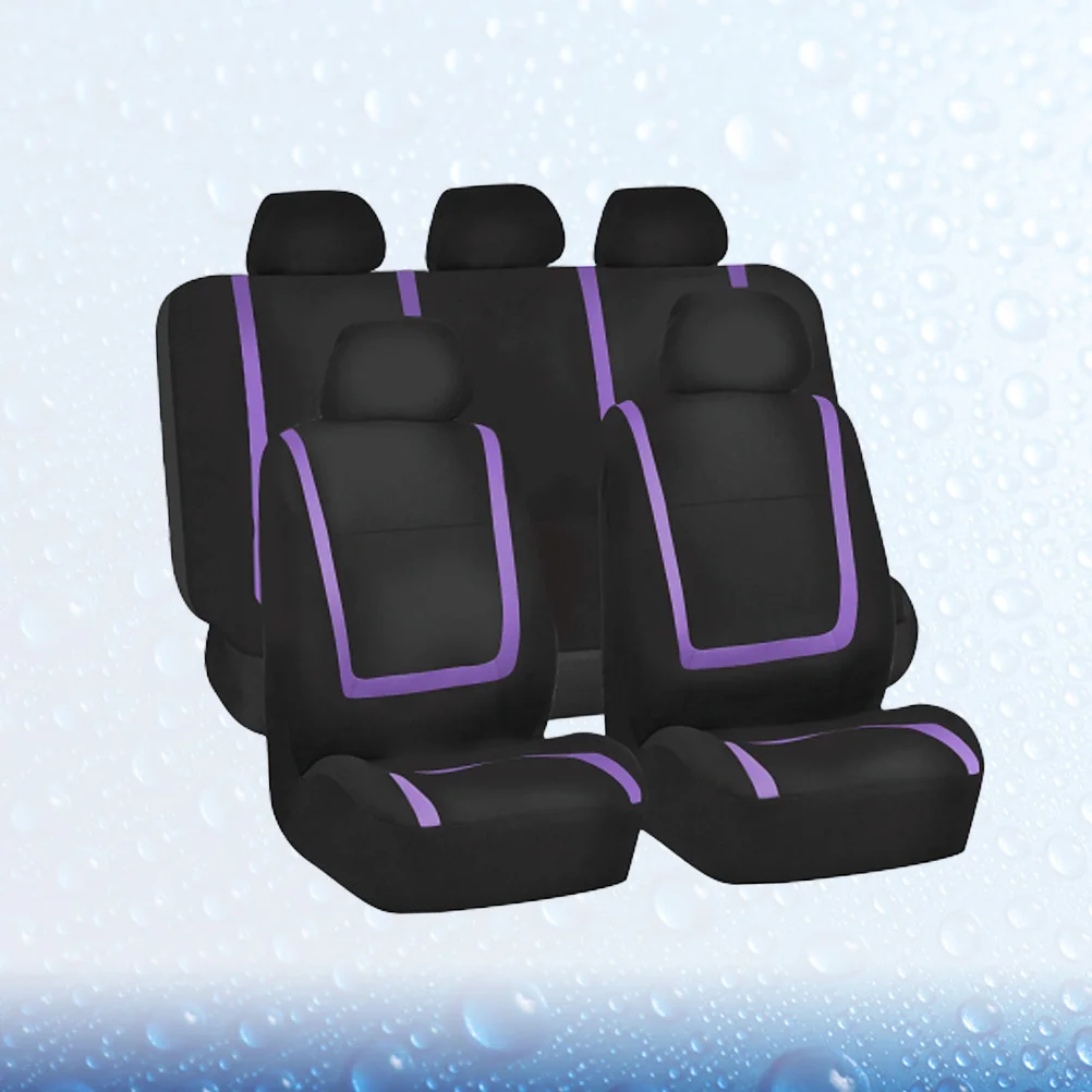 

9 pcs Car Seat Cover Universal Fit Thickened Durable For Suv Truck Van Auto Interior Seat Protector Mat Car Interior Accessory