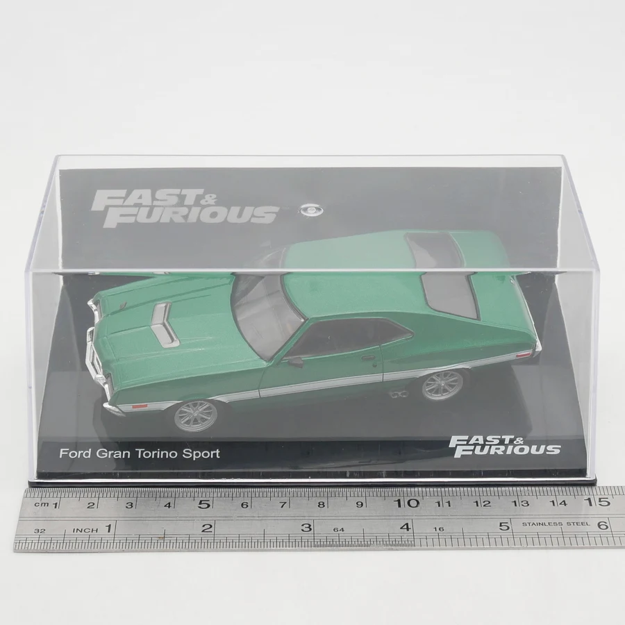 

Diecast Ixo 1:43 Scale Ford Gran Torino Sport Movie Car Alloy Car Model Collectible Toy Gift Souvenir Display Ornament