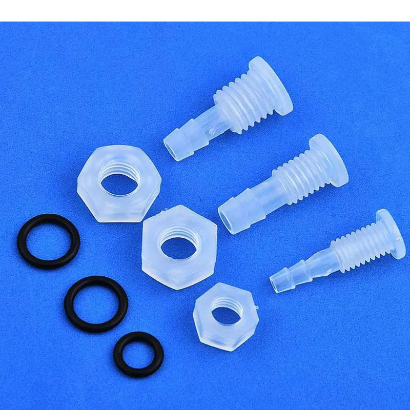 M12~M16 To 6~12mm  Pagoda Direct Connector Half Through Board Straight Through Joint Aquarium Fish Tank Water Pipe Hose Adapter