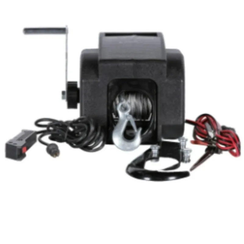 

Winch 2000LBS Electric In and Out with Pulley Hook and Remote Control12V