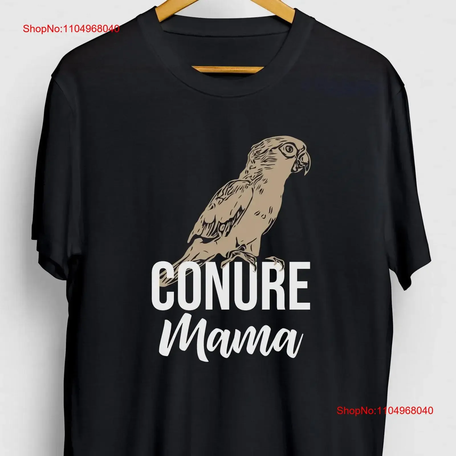 تي شيرت Conure Mama Funny PeT تي شيرت Bird تي شيرت شبابي عتيق مغسول وجيد التهوية وناعم وأنيق ملابس غير رسمية ممتدة ومريحة