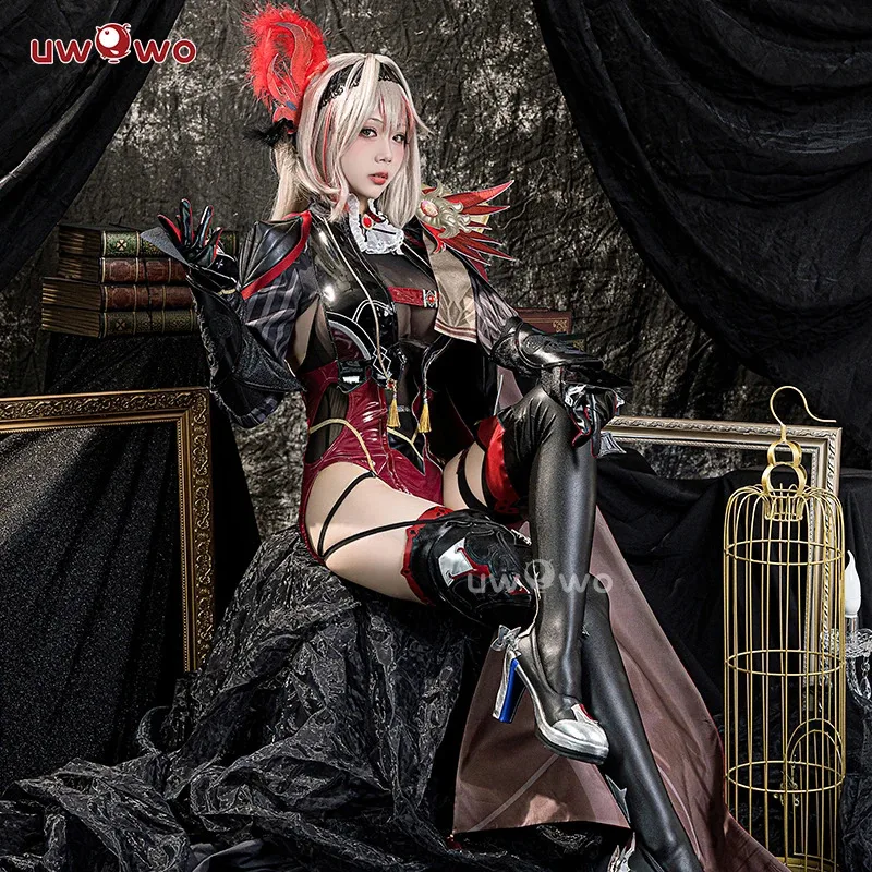 Zizi 2025 الدفعة الأخيرة UWOWO الحصرية Eula Genshin Impact Cosplay Succubus Ver. أزياء الهالوين مقاس S-3XL Ga