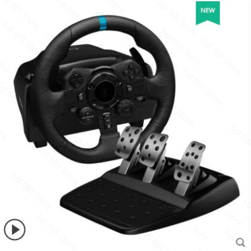 Racing simulation driving G29/G923 game steering wheel, dual motor force feedback, support PC/PS4/PS5 platform