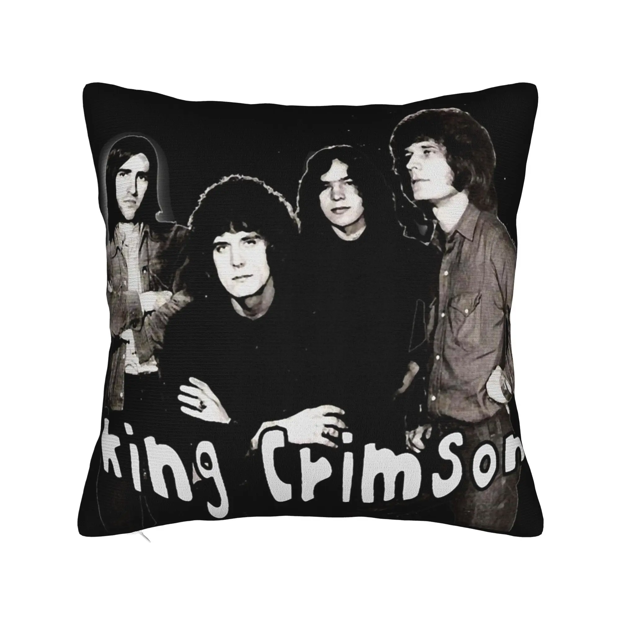 King Crimson Rock Band Pillow Cover Merchandise Soft Cushion Cover Decorations  Pillow Case Cover Home Multi Size