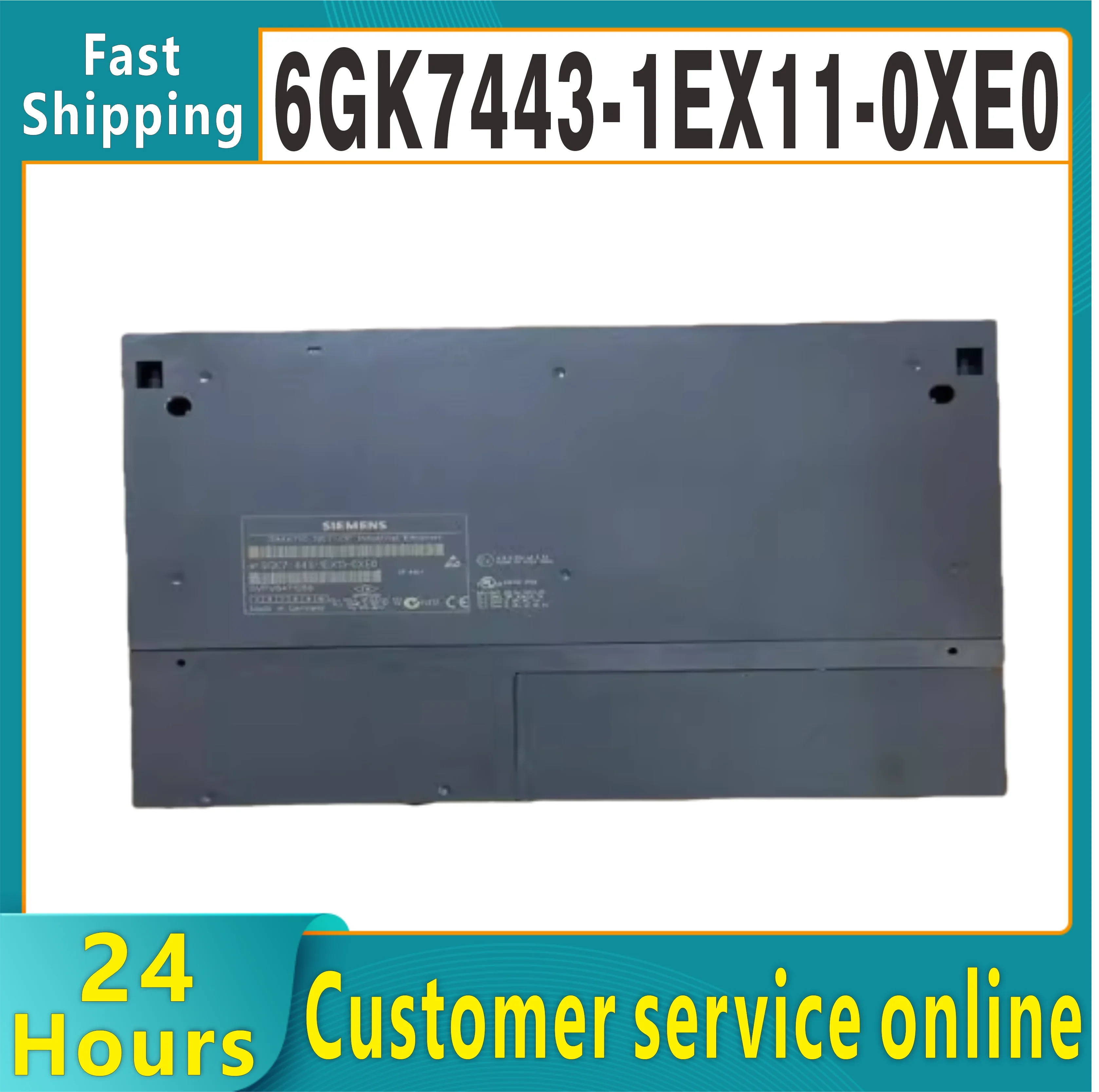 

Оригинальный промышленный коммуникационный процессор Ethernet 6GK7443-1EX11-0XE0 6GK7 443-1EX11-0XE0