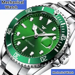 Grandseiko-Reloj de pulsera para hombre, accesorio masculino de pulsera con mecanismo automático, diseño Vintage de esqueleto dorado, complemento mecánico de marca de lujo