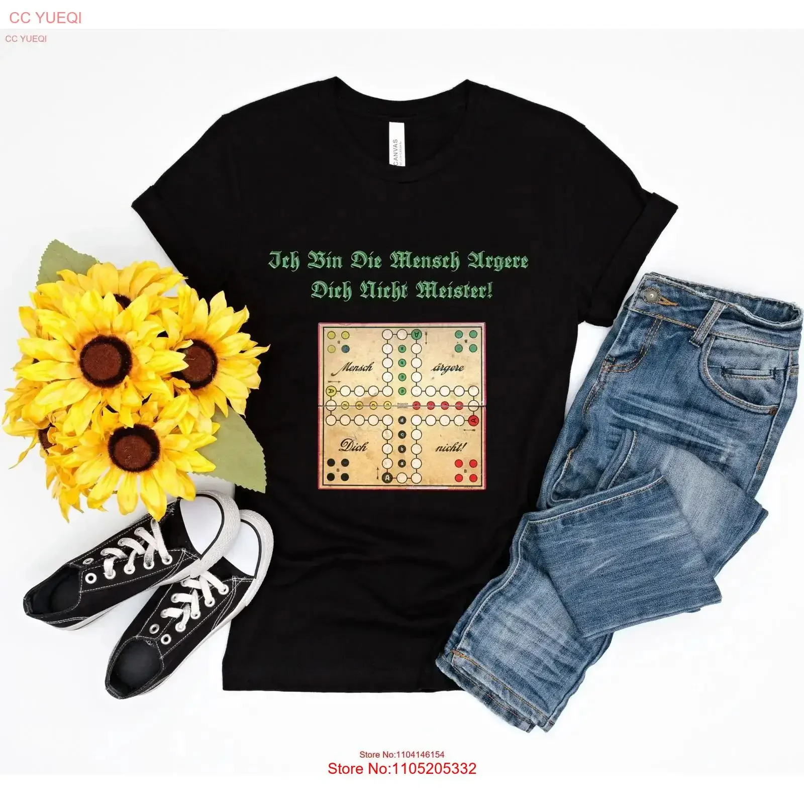 

Frau Argere Dich Baile Футболка Уникальная настольная игра Классическая винтажная игровая ностальгия Одежда Веселые традиционные немецкие игры homme