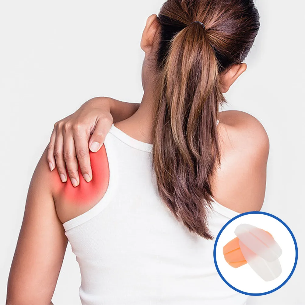 Almohadillas de silicona antideslizantes transparentes para sujetador, 4 unidades, cómodas para ropa de mujer, senderismo, conducción, almohadillas de gel para hombros