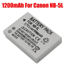 1200mAh Camera Spare Battery NB-5L NB 5L For Canon SX200is SX210IS SX220HS SX230HS CB-2LXE Shot S100 S110 SD950 SD Battery