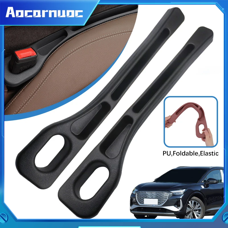 

2Pcs Car Seat Gap Filler Between Seats Decoration Interior Accessories For Audi Q5 Q3 8U 8R SQ5 Q7 4L 2008 2009 2010 2011-2015