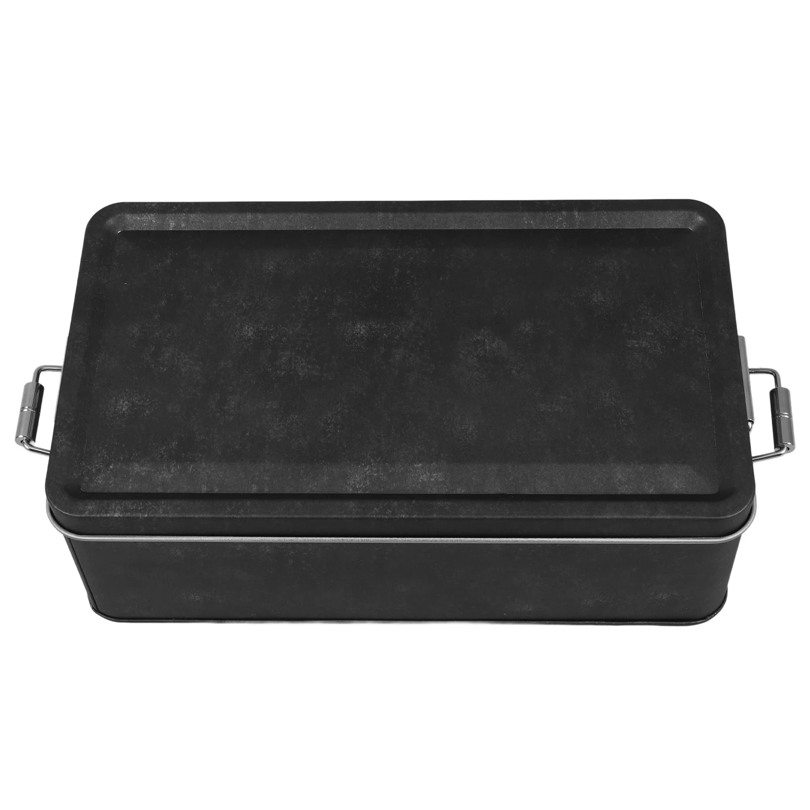 

Iron Rectangular Tin Box Metal Storage Container Cookie Candy Cake Storage Tin Case Decorative Jar for Kitchen Counter