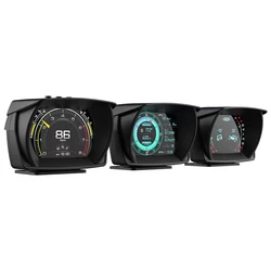 A700 OBD+GPS+slope Meter Speed Fuel Consumption Oil Temperature and Other Monitoring 10 Main Theme Interfaces Head Up Display