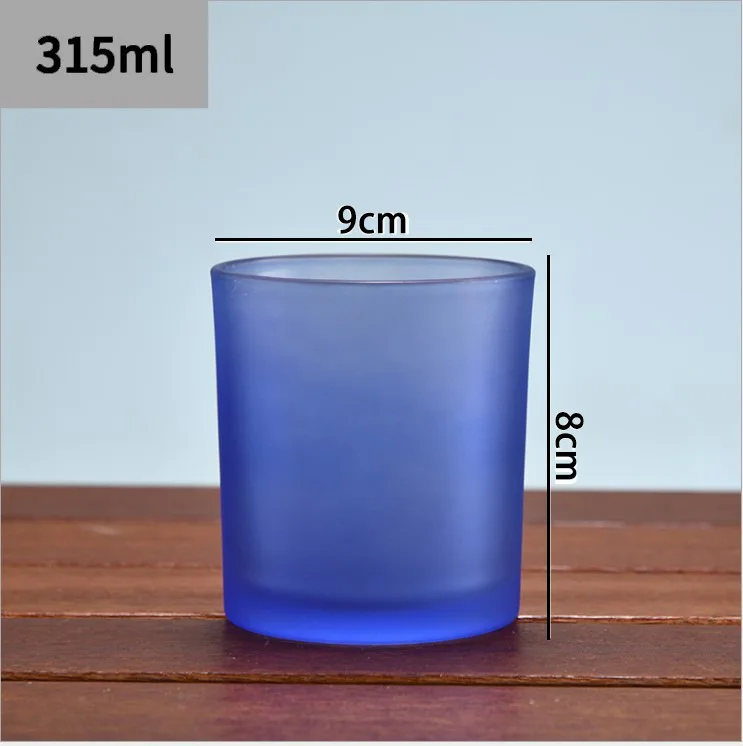 Candle Jar Glass Transparent Candle Cup Color DIY Candle Container Empty Candle Jar Candle Container Diy Candle