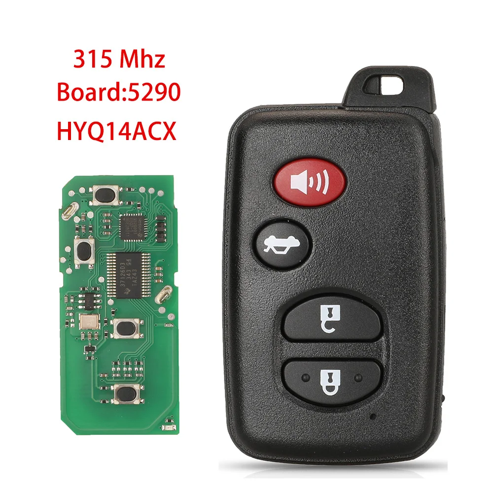 

jingyuqin New Remote 315Mhz 5290 HYQ14ACX Car Key For Subaru Forester Subaru BRZ WRX STI XV Scion FR-S 2013-2016 88835-CA060