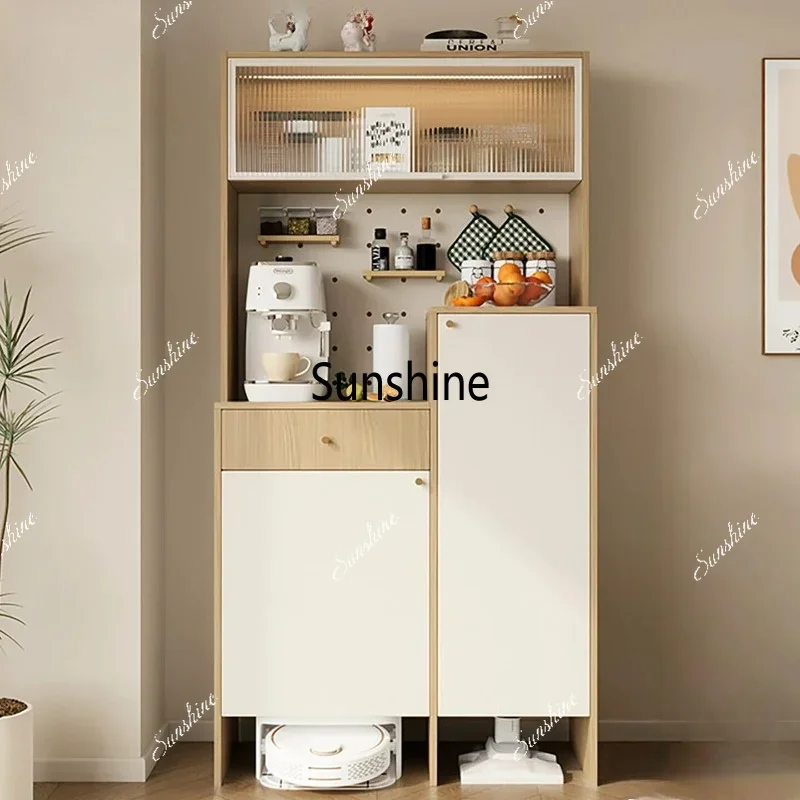 Household sweeping robot cabinet Corner tea cabinet Living room rack LockerTJ