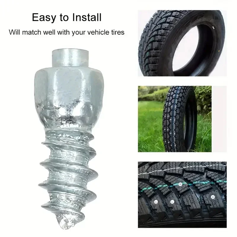 20/100Pcs Univesal Car Winter Anti-Slip Screws Nails Tools Auto Motorcycle Bike Shoe Anti Skid Snow Spikes Studs Screws