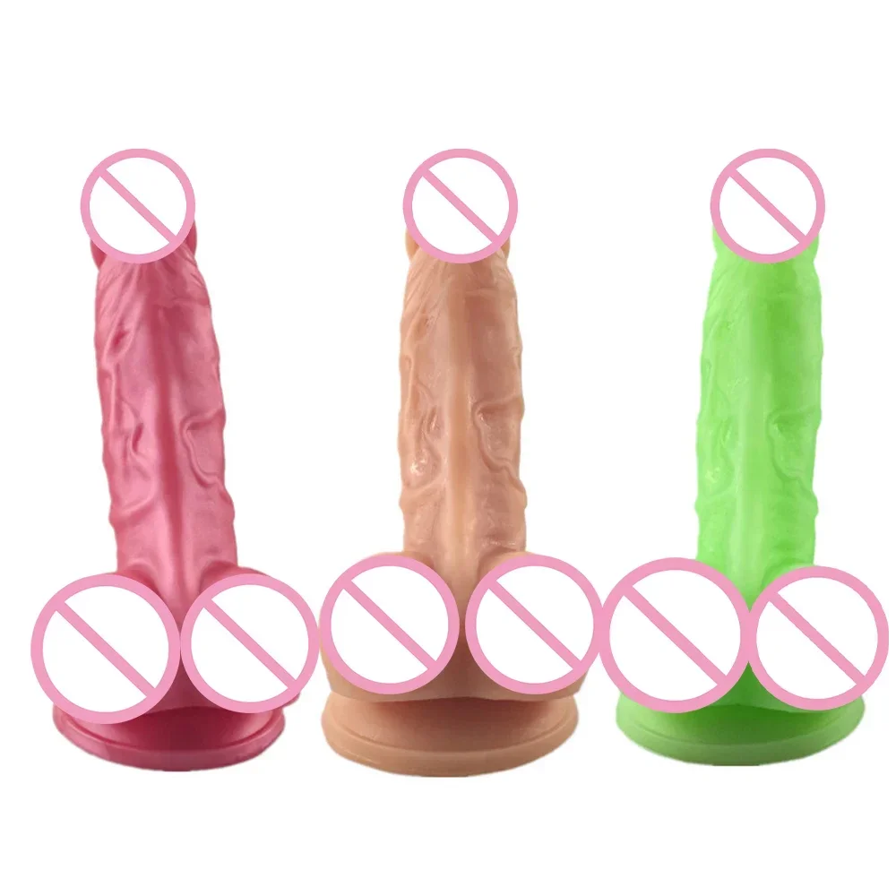 6 Zoll kleine simulierte flexible tragbare haut freundliche Silikon dildos realistische gefälschte flexible Penis weibliche Hand Vaginal massage gerät