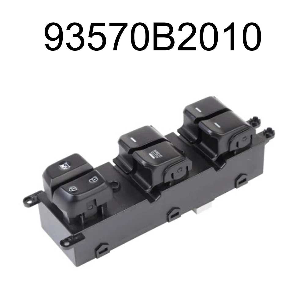 

Power Window Lifter Switch For Kia Soul 2014 2015 2016 LHD Driver Side Control Button 93570-B2010 Black ABS Material Upgrade