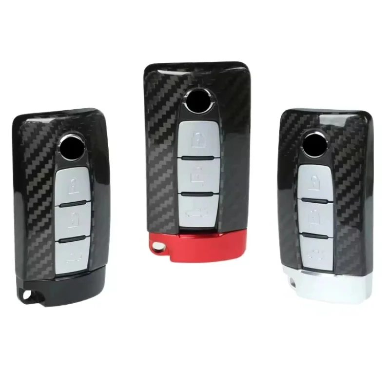 

Carbon fiber car key bag cover car interior accessories key bag