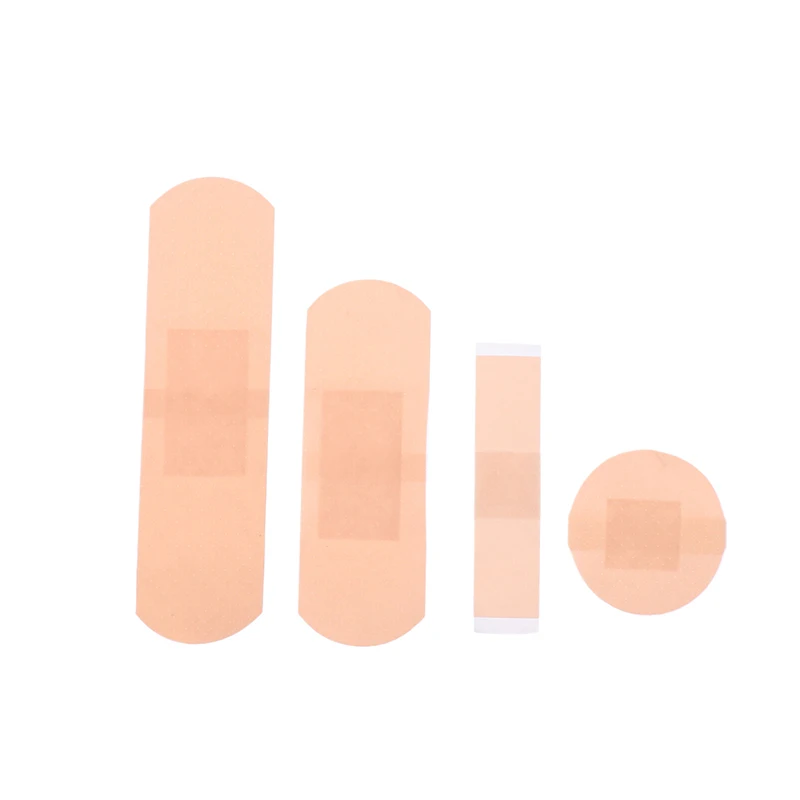 50/100 قطعة مقاوم للماء الفرقة الإيدز الضمادات الإسعافات الأولية الطبية المضادة للبكتيريا الجرح الجص 4 حجم المنزل السفر أطقم الطوارئ