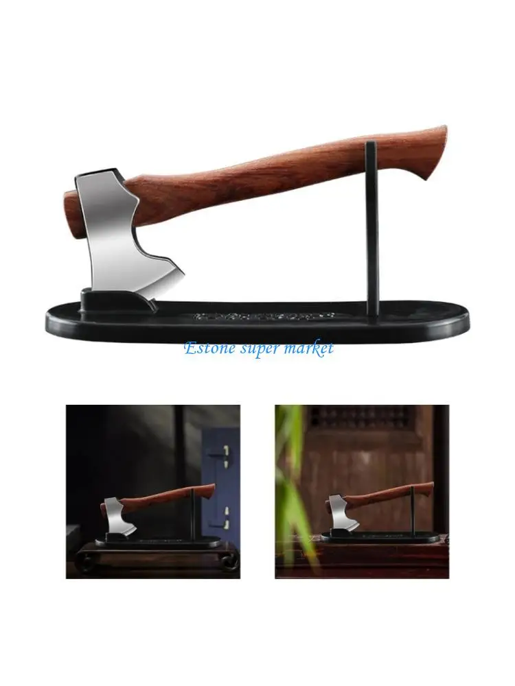 

090B Миниатюрная фигурка топора для книжной полки, украшение стола, пропорциональный дизайн, модель маленьких топоров для