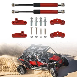 Black Accessories Billet Aluminum Anodized Door Opener Shocks Struts Brackets 1 pair Sets for Can-Am Maverick X3 2017-2022 UTV