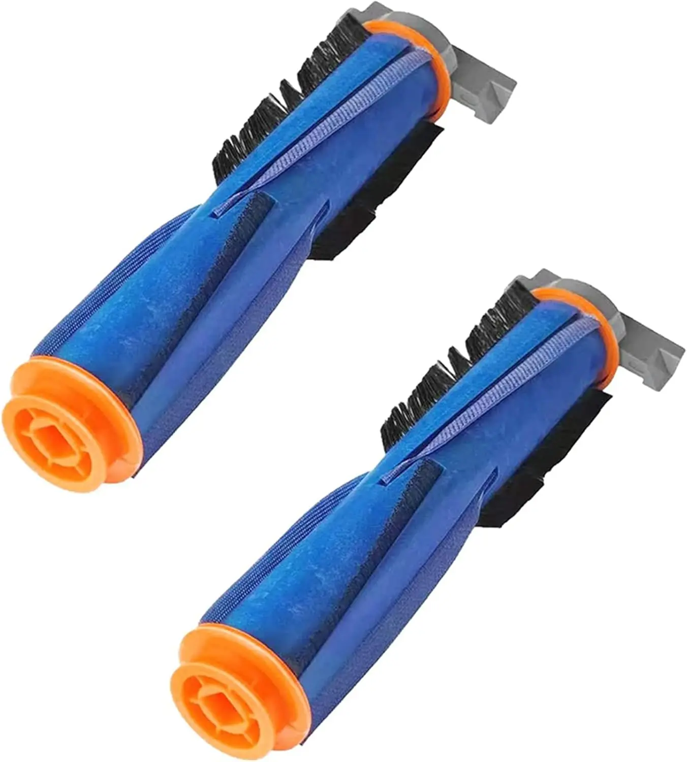 2pcs Main Brush Compatible For RV2501AE/RV2502AE Sweeper Robot Vacuum Cleaner Roller Brush Accessories Spare-Parts Plastic Vacuu