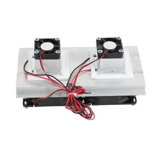 120W 12V Electronic Refrigerator Kit Semiconductor Thermoelectric Peltier Cooler with Silicon Wafer Industrial Air Cooler